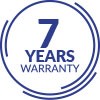 7-YEARS GUARANTEE ON ALL TAP ELEMENTS