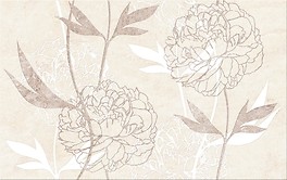 FERRATA beige inserto flower 25 x 40