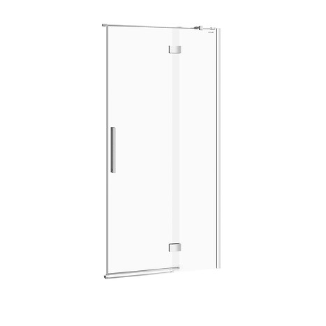 CREA shower enclosure door with hinges, right 100 x 200
