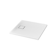 SET B186: TAKO SLIM shower tray square 80 x 80 x 4 with siphon