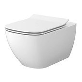 Set B245 VIRGO Wall Hung Bowl Cleanon With Slim Duroplast Toilet Seat
