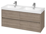 CREA 120 washbasin cabinet oak