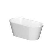 CREA 160x75 oval freestanding bathtub