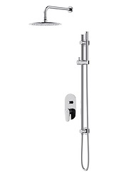 SET B260 INVERTO by Cersanit concealed set with bath-shower faucet chrome, 2 ...