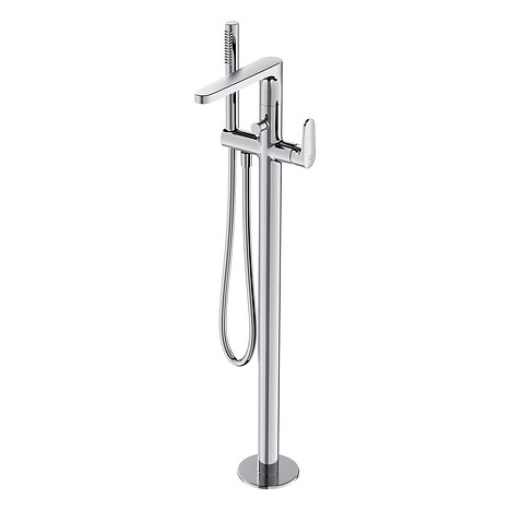 INVERTO by Cersanit freestanding bath-shower faucet chrome, 2 DESIGN IN 1 ...