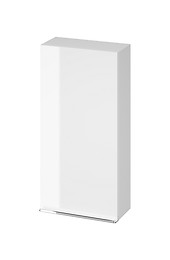 VIRGO 40 wall hung cabinet white chrome handle