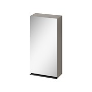 VIRGO 40 mirror cabinet grey with black handle