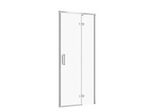 Shower Enclosure Door With Hinges Larga Chrome 90x195, Right
