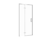 Shower Enclosure Door With Hinges Larga Chrome 100x195, Left