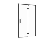 Shower Enclosure Door With Hinges Larga Black 120x195, Right