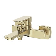 LARGA wall mounted bathshower faucet gold matt
