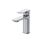 LARGA deck-mounted washbasin faucet chrome