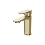 LARGA deck-mounted washbasin faucet gold matt