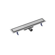 Linear drain tako 60 with double-side grate chrome