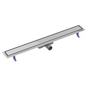 Linear drain tako 90 with double-side grate chrome
