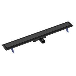 Linear drain tako 90 with double-side grate black