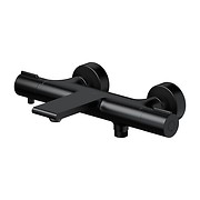 VIRGO wall mounted thermostatic bath-shower faucet black