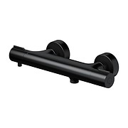 VIRGO wall mounted thermostatic shower faucet black