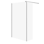 SET B788: shower enclosures walk-in MILLE chrome 120x30x200 fix wall