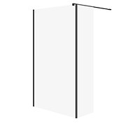 SET B790: shower enclosures walk-in MILLE chrome 120x50x200 fix wall