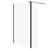 SET B793: shower enclosures walk-in MILLE black 120x30x200 movable wall