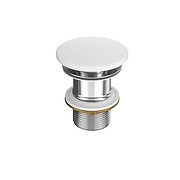 MODUO ceramic plug for washbasins without overflow white