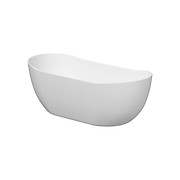 INVERTO by Cersanit SPA 180x80 oval freestanding bathtub