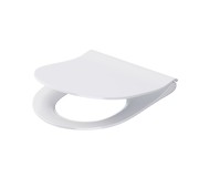 CITY OVAL slim duroplast, soft-close and easy-off toilet seat