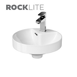 CREA 38 let in countertop washbasin round