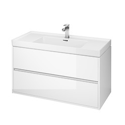 CREA 100 washbasin cabinet white