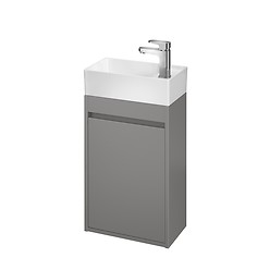 CREA 40 washbasin cabinet grey matt