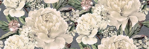 GRACIA GREY FLOWER SATIN 20X60