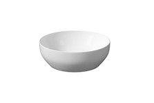 Countertop washbasin larga round white matt (40x40)