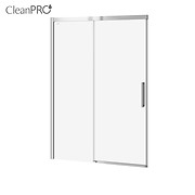 Двері душової кабіни CREA 140х200 розсувні, прозоре скло