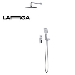 Комплект для ванни та душу прихованого монтажу СET B342 LARGA зі змішувачем, хром