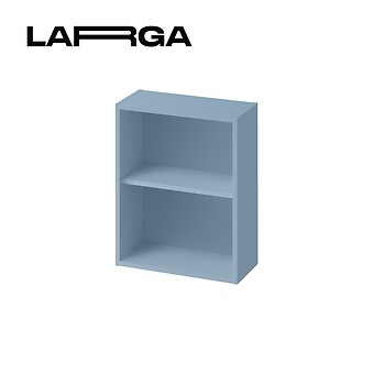 Шафка під стільницю відкрита LARGA 20 блакитна, бічний модуль