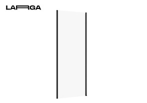 Стінка до розпашних дверей LARGA 80х195, профіль чорний